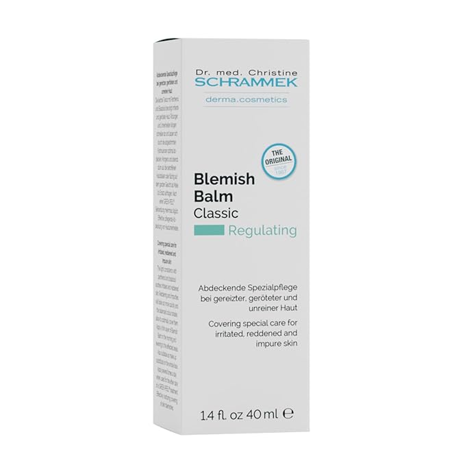 Schrammek Blemish Balm Classic (1.4 fl oz) - Covering Special Care for Irritated, Reddened & Impure Skin - The Original since 1967 - BB Cream - Tinted Face Moisturizer - Facial Skin Care - Dr