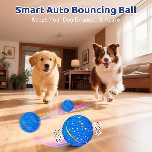 Smart Interactive Dog Toys Ball for Aggressive Chewers Small Medium Dogs