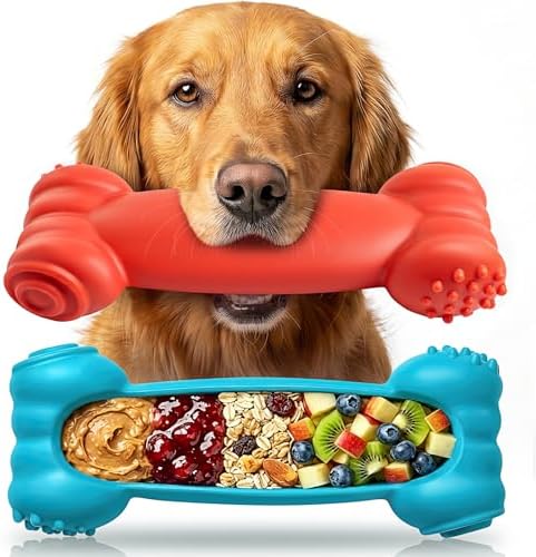 KXK Dog Toys for Aggressive Chewers, Indestructible Dog Chew Toy