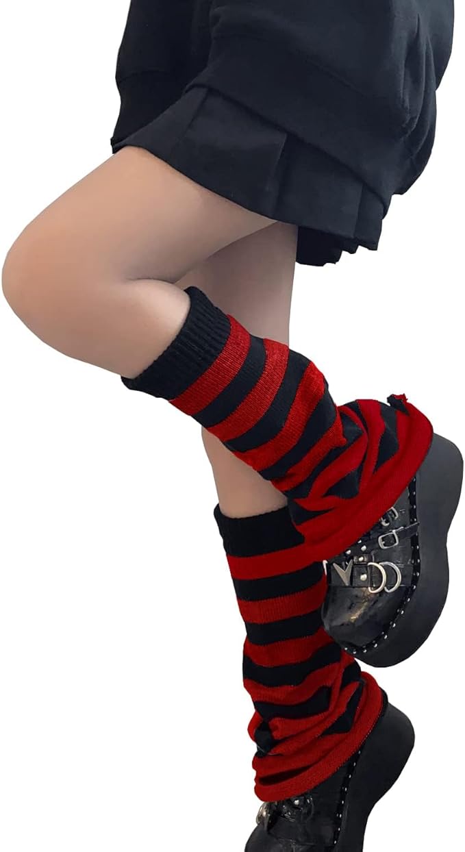 Sexybody Women's Leg Warmers Fashion Knit Warmers Long Socks Cute Y2K Kawaii Japanese Lolita Harajuku Accessories for Girls