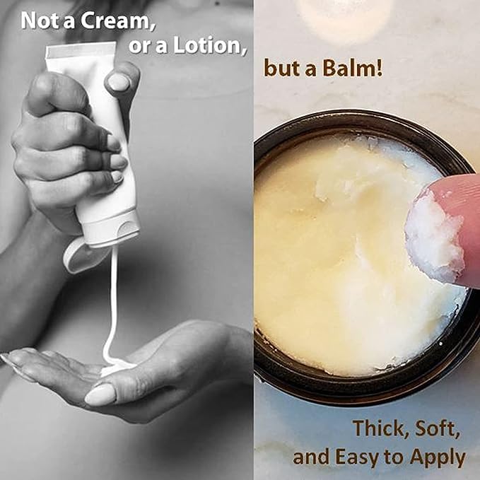 Natural Nourishing Tallow Balm for Skin Care - Handcrafted for Dry Skin - Organic Grassfed Beef Tallow - Perfect for Sensitive Skins - Hydrating & Healing (Luxury)