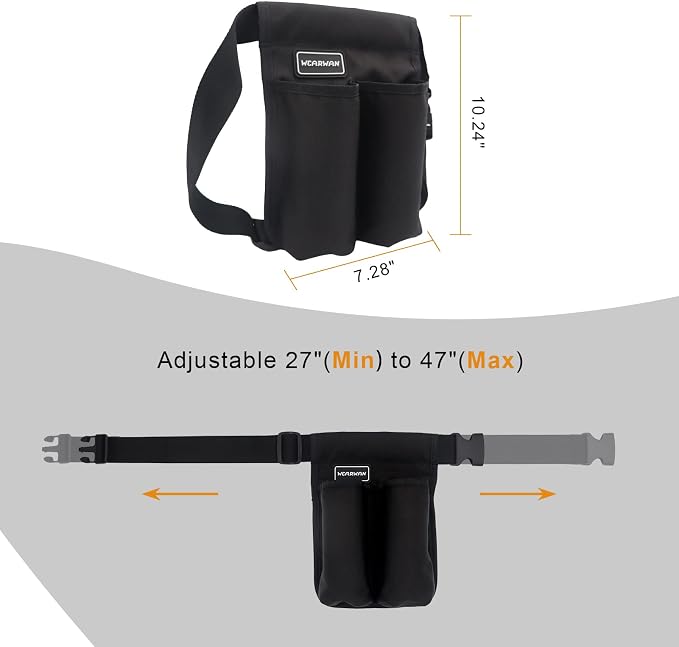 Massage Oil Holster, Adjustable and Durable Massage Holster, Bag only, Bottle not Included
