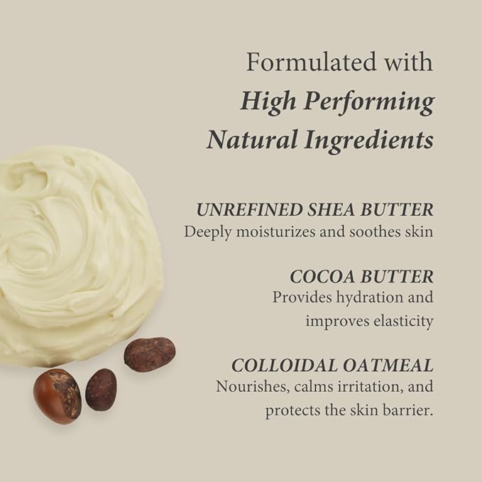 Shea Radiance Whipped Shea Butter w/Colloidal Oatmeal - Blended w/Skin-Soothing Oatmeal & Moisturizing Rice Bran Oil | Lavender Bliss 7 oz (Pack of 2)