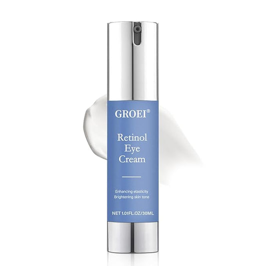 Retinol Eye Cream for Dark Circles & Wrinkles -Night Care Eye Cream with Collagen Hyaluronic Acid Effective in 3-4 Weeks to Fight Against Aging, Reduce Puffiness and Bags, All Skin Types