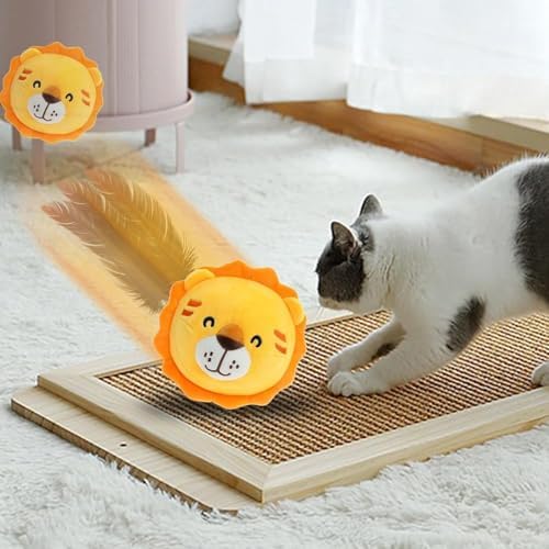 2026 Upgrade Premium Interactive Squeaky Talking Moving Dog Ball Toy,Active Moving Pet Plush Toy,Washable Cartoon Pig Plush Toy for Dogs Puppies to Keep Them Busy. (#A5)