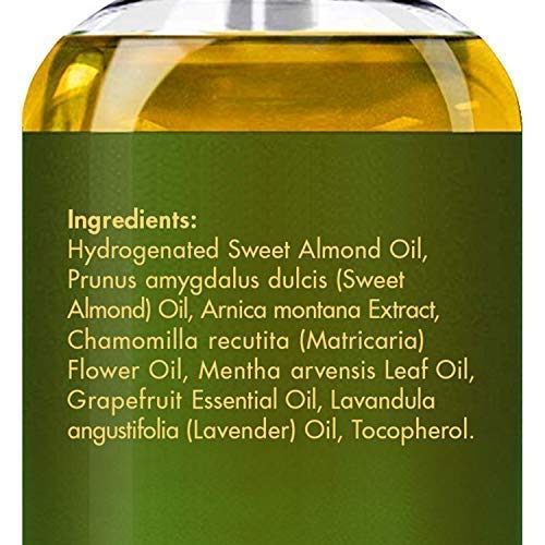 Majestic Pure Lavender Massage Oil and Sore Muscle Massage Oil Bundle - Relaxation Package - 8 fl oz Each