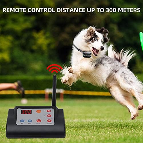 Dog Fence Wireless & Training Collar 2 in 1 System,Safe Outdoor Electric Pet Containment System,Beep/Vibration/Shock Collars with Remote, Waterproof and Rechargeable Transmitter and Collar,for2dogs