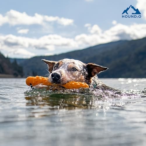 Rope Bumper Dog Toy - Floating Retriever Toy - Orange Dog Bumper