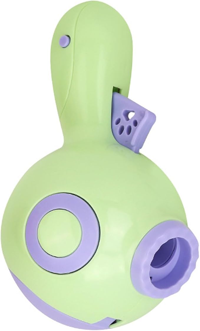 Dogs Treat Launchers Toy Funny Dispenser Toy Interactively Pet Slow Feeder with LED Light and Large Capacity Pet Treat Launchers Refill Cats Dogs