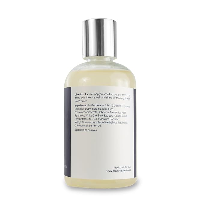 Equalizing Daily Body Wash - Sulfate and Paraben Free Foaming Cleanser for All Skin Types and Grades of Acne