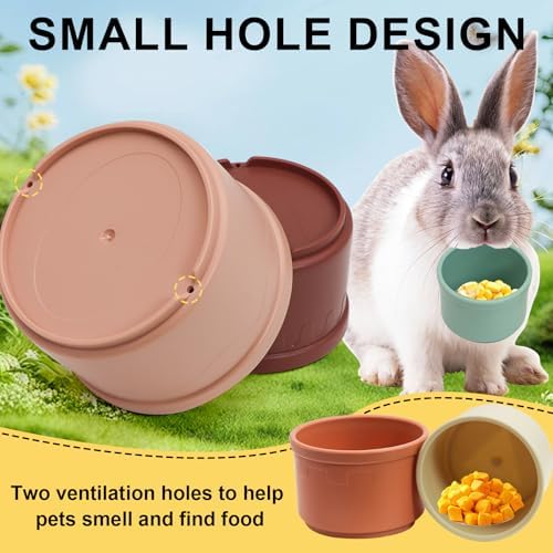 8 PCS Bunny Toys Bunny Cups Stackable Guinea Pig Stacking Cups
