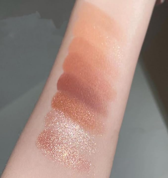 Kayswang 9 Colors Glitter Eyeshadow Makeup Palette, Eye Shadow Powder，Matte High Pigmented Colorful,Creamy Texture, Long LastingEyeshadow Powder Cosmetics,Natural Waterproof (26#)