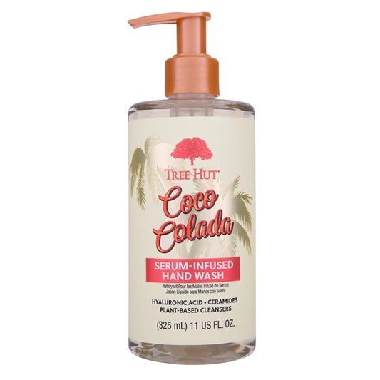 Tree Hut Coco Colada Serum Infused Hand Wash, Nourish & Hydrate Hands with Strengthening Skin Care, Long Lasting Scent, Cleanse & Lock in Moisture, 11 fl oz.