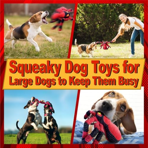 LEGEND SANDY Squeaky Dog Toys- Plush Dog Toys with Soft Fabric for Small, Medium, and Large Dogs Daily Companionship, Training Reward Gift | Plush Dog Toys with Soft Fabric for Small, Medium, and Large Dogs Daily Companionship, Training Reward Gift