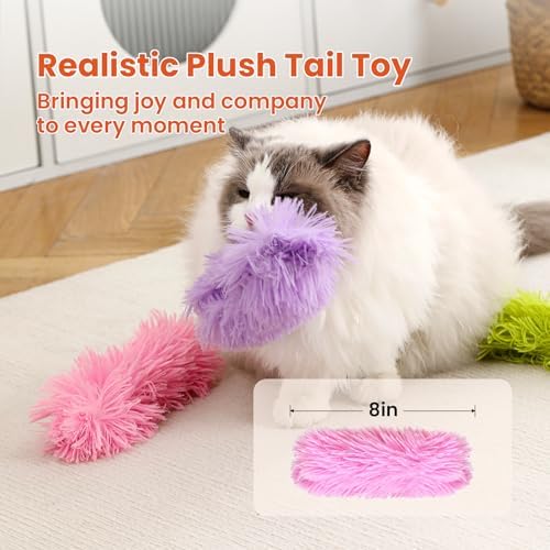 Cat Toys, 3 Pack Crinkle Catnip Pillow Toys for Indoor Cats