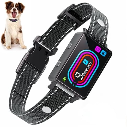 Dog Bark Collar, Smart Bark Collar for Dogs 5-130 lbs, 9 Sensitivity Levels, 5 Training Modes, Waterproof, Long-Lasting Battery