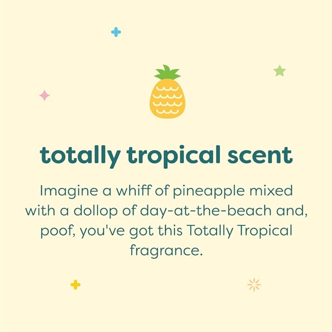 Babyganics SPF 50 Kids Mineral Sunscreen Roller Ball, Totally Tropical | UVA UVB Protection | Octinoxate & Oxybenzone Free | Water Resistant | 2 Pack (3 ounce)