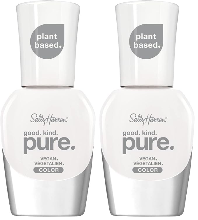 Sally Hansen Good.Kind.Pure Nail Polish, Light Lychee, 0.33 Fl Oz, Packaging May Vary (Pack of 2)