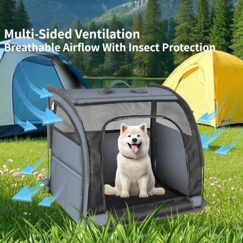 Collapsible Dog Crate Compatible with Smart Fortwo Forfour 453 451