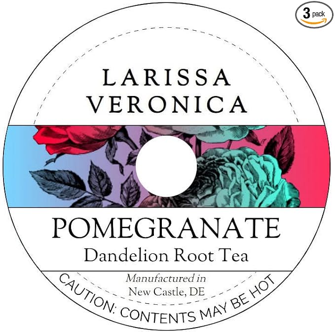 Pomegranate Dandelion Root Tea (Single Serve K-Cup Pods) (12 pods, ZIN: 574211) - 3 Pack