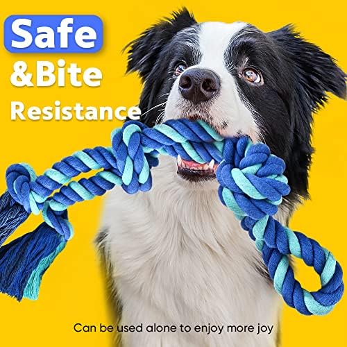 Petbobi Dog Tree Tug Toy, Outdoor Hanging Spring Bungee Tether, Large Dog