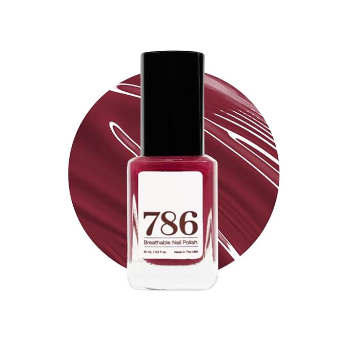 786 Cosmetics Breathable Nail Polish - Vegan, Cruelty-Free, Healthy, Halal, Fast-Drying (Goychay)