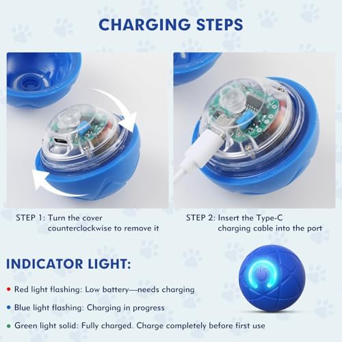 Interactive Dog Toys, Blue, Small Dogs