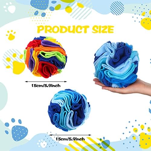 2 Pcs Snuffle Ball for Dogs Interactive Dog Toys Encourage Foraging Skills