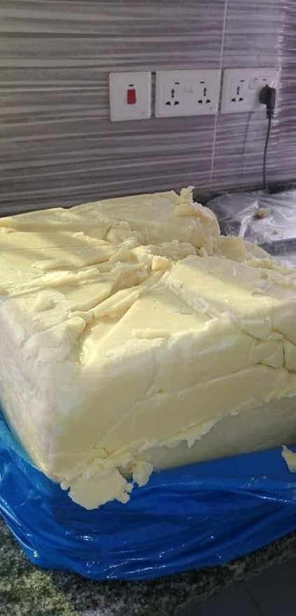 MGL Naturals Raw African Shea Butter Ivory 25 lb, 100% Pure and Unrefined. Nourish and moisturize skin and hair. Use alone or DIY recipes. From Ghana, West Africa. (25 lb)