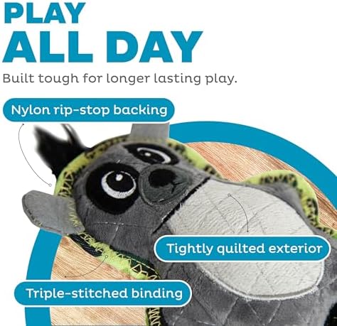 Outward Hound Xtreme Seamz Lemur Squeaky Dog Toy - Reinforced Dense Stuffing Plush Toy