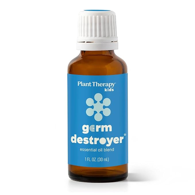Plant Therapy Kids Destroyer Essential Oil Blend 30 mL (1 oz) 100% Pure, Undiluted, Natural Aromatherapy, Guard from Illness, Immune Support Blend for Kids