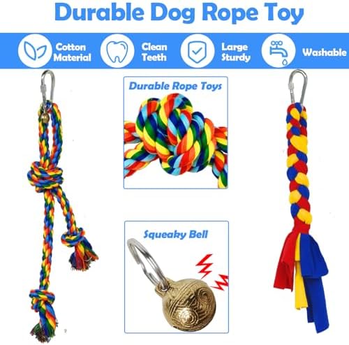 Tether Outdoor Dog Toy,Interactive Exercise Game in Yard Park