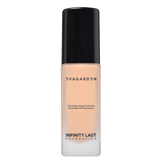 EVAGARDEN Infinity Last Foundation- Soft and Creamy, Liquid Texture Results in Natural Finish - Easily Blendable - Satin Look - 264 Warm Beige - 1.01 oz
