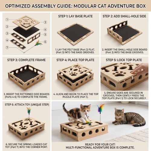 Cat Nail File Wooden Scratching Board for Indoor Claw Care