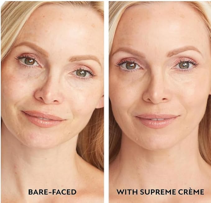 Supreme Radiance All-in-One Beauty Cream - Long-Lasting CC Cream Foundation - Waterproof and smudge-proof, infuses skin with a dewy, luminous glow (Light)