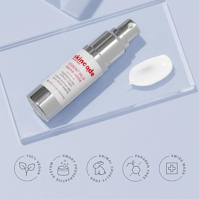 Skincode Essentials AlpineWhite Brightening Eye Contour Cream, 15ml
