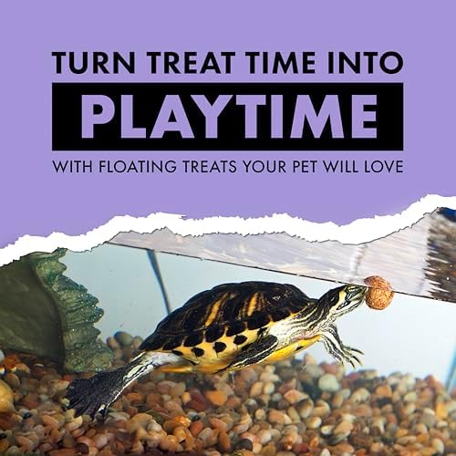 Zilla Turtle Chasers Floating Treats, Turtle Food, Made with Real Shrimp