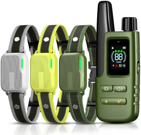 Shock Collar for Dogs 3 Pack - 4500FT Dog Training Collar with Remote