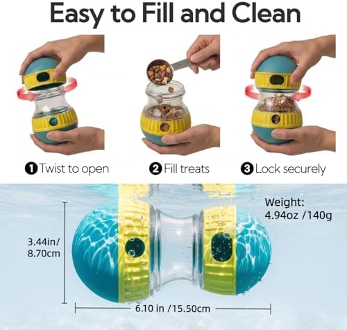 Interactive Dog Puzzle Treat Toys Enrichment Puppy Slow Feeder