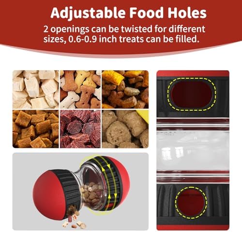 Interactive Dog Treat Puzzle Toys Food Dispensing Enrichment