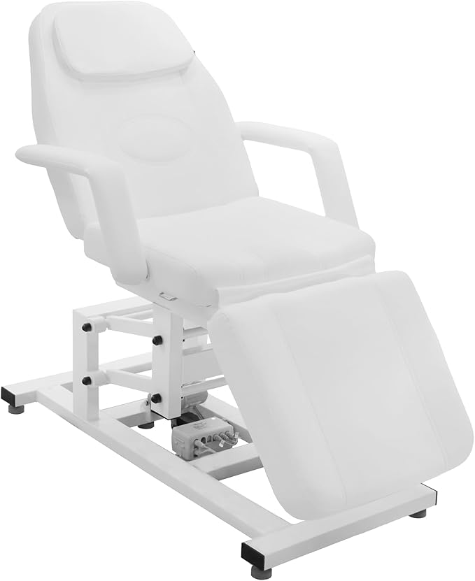 SKINACT Lavo Medical Spa Facial Treatment Table (Bed, Chair) (White)