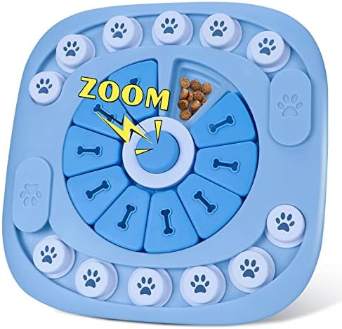 XIGOU Dog Puzzle Toys - Treat Dispensing Dog Enrichment Toys for IQ Training & Brain Stimulation - Interactive Mentally Stimulating Toy - Gifts for Puppies, Cats, Dogs