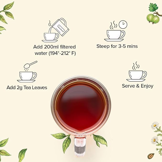 VAHDAM Top 10 Favourites Tea Sampler Set | Loose Leaf Tea (50+ Cups) | Tea Variety Pack with Green, Herbal, Black & Chai Brew | Vacuum Sealed For Freshness | Brew Hot & Col