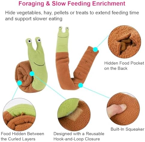 Snuffle Toy for Mini Pigs – Interactive Foraging & Rooting Enrichment Toy for Potbellied Pigs, Indoor Pig Play & Slow Feeding Accessories, Pig Enrichment Toys