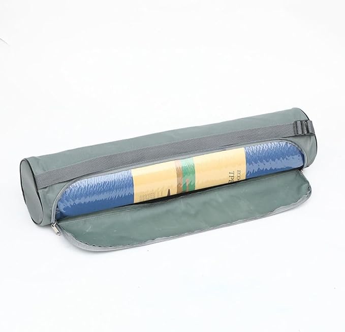 Yoga Mat Storage Bag with Adjustable Strap Water-proof Oxford Cloth Carrier for Travel & Gym (72x16x16cm, Grey)