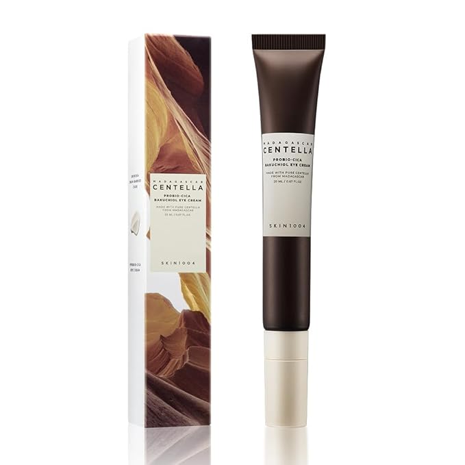 SKIN1004 Centella Probio-Cica Bakuchiol Eye Cream, Korean Eye Cream for Fine Lines with Centella, Hydrating Eye Treatment for Under Eye Area, Retinol Alternative, Korean Skin Care, 0.68 fl.oz / 20ml