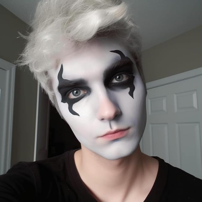 Face and Body Paint Grey(30gm)Non-Toxic High-Quality Paint for Children and Adults Halloween Makeup, Costumes, Festivals