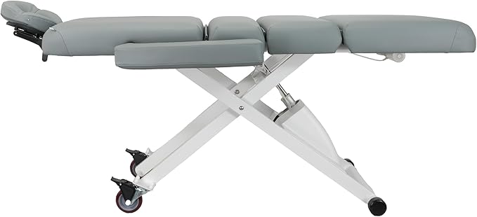 SKINACT Cleo Electric Spa Treatment Table, Facial Massage Bed ADA Compliant (Gray)