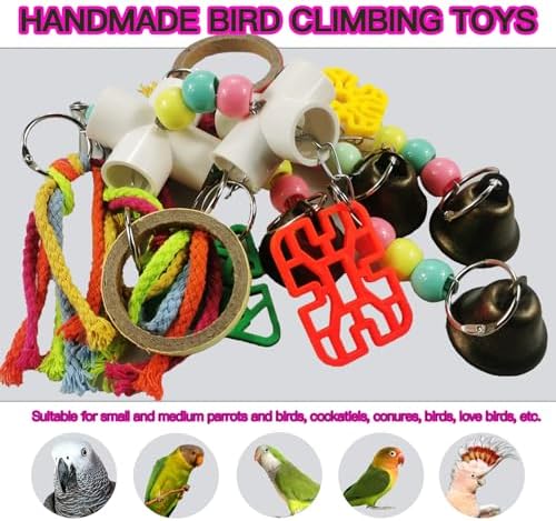 Parrot Toys Hanging Interactive Chew Toys