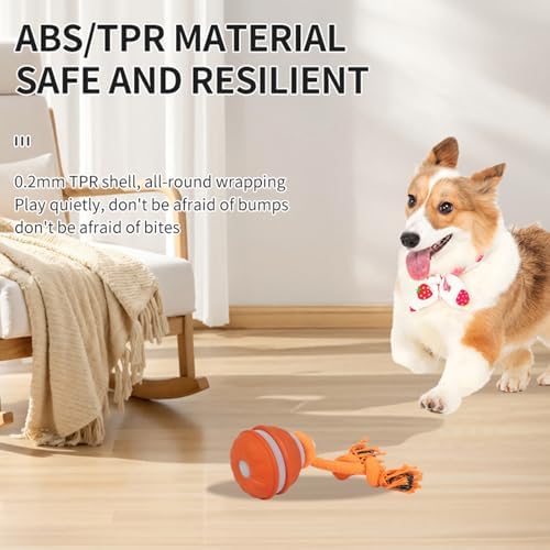 Interactive Dog Toys Dog Ball,Automatic Rolling and Bouncing Moving Dog Toy
